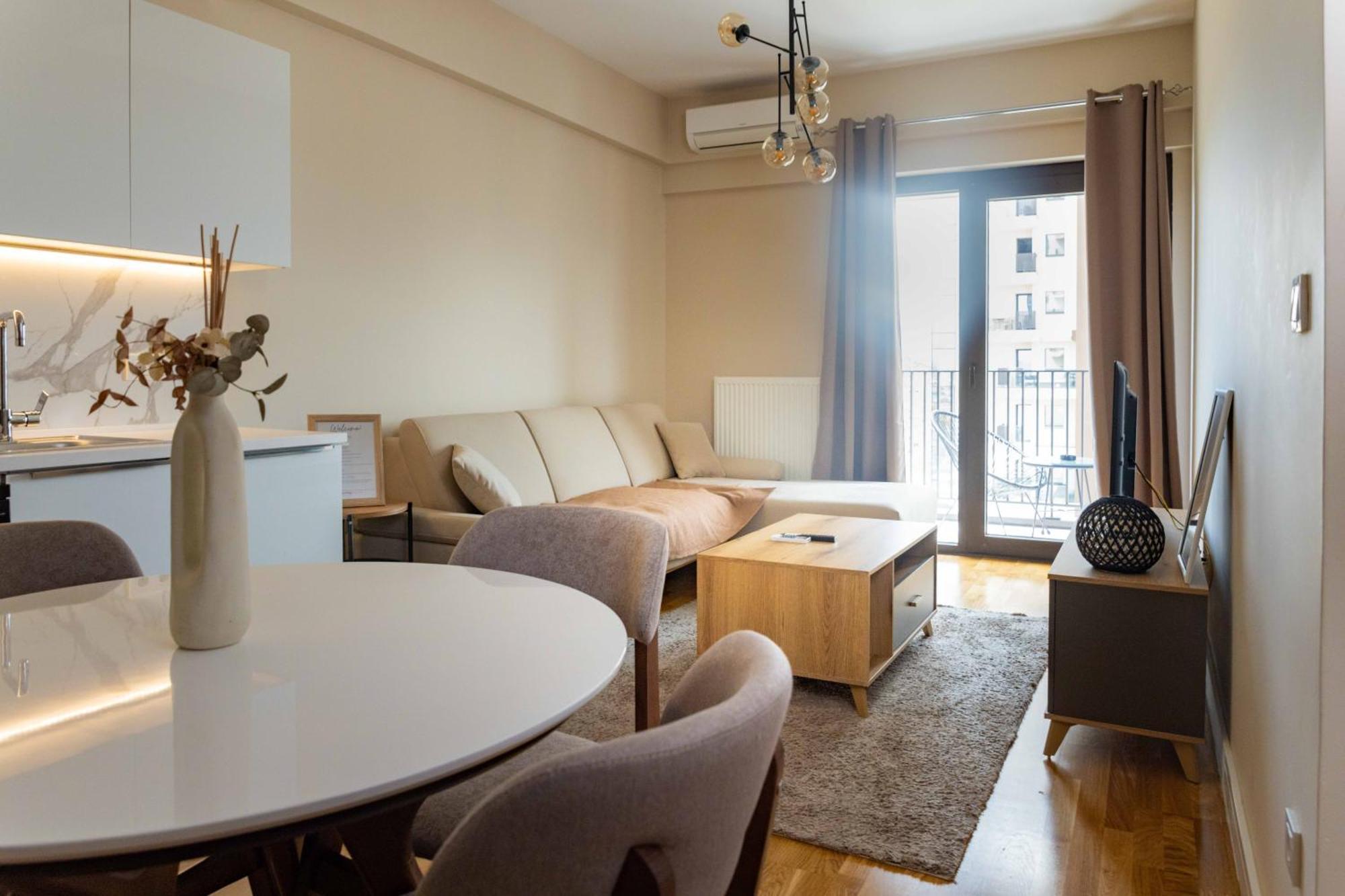 180° View Apartment In Diamond Building Skopje Buitenkant foto